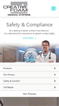 Mobile Screenshot of creativefoammedicalsystems.com